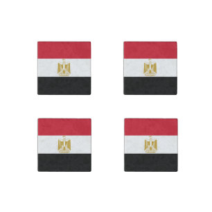 Egyptian flag stone magnet