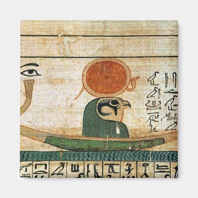 Egyptian funerary papyrus magnet (Front)