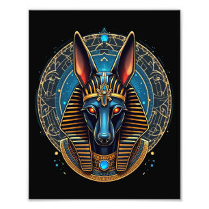 Egyptian God Anubis Ancient Egypt Mythology Photo Print