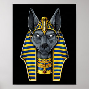 Egyptian God Anubis Poster