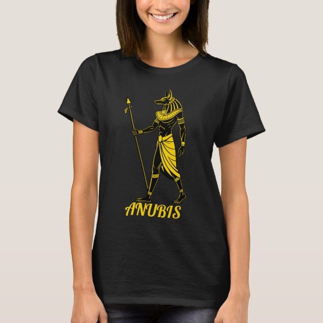 Egyptian God Anubis T-Shirt (Front)