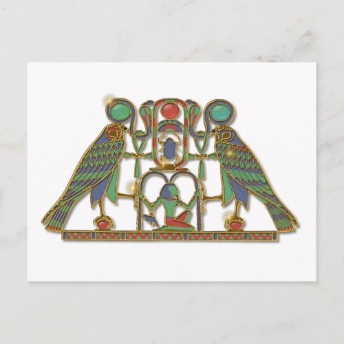 Egyptian God Horus Pectoral Postcard