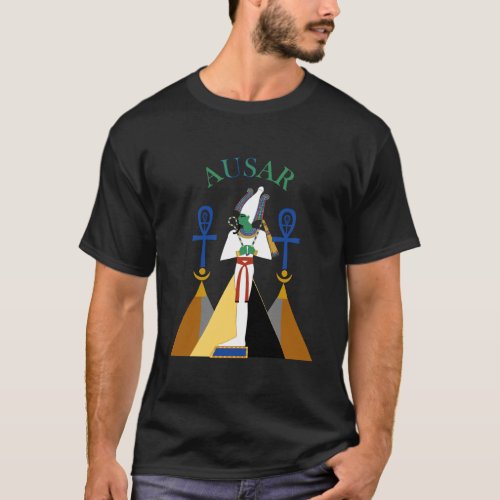 Egyptian God Osiris Ausar Kemet Kemetic T_Shirt