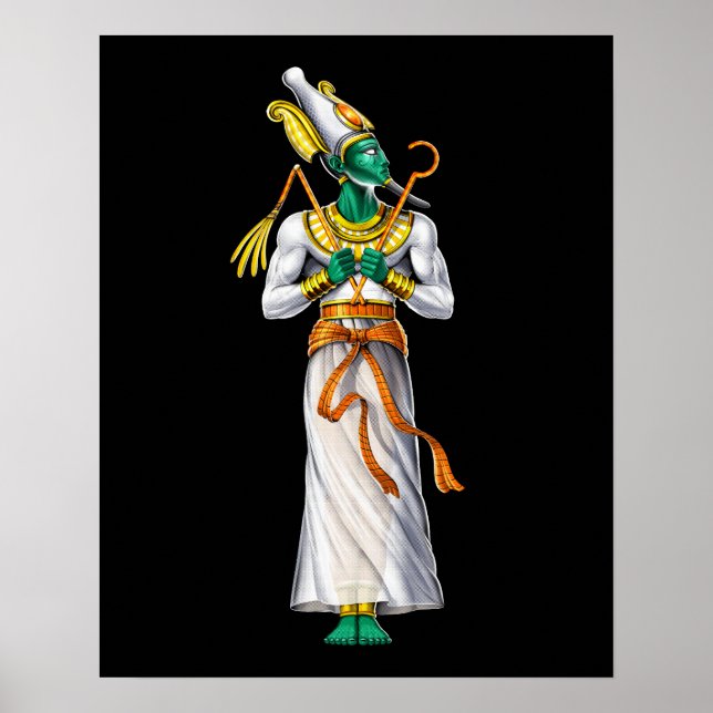 Egyptian God Osiris Poster (Front)