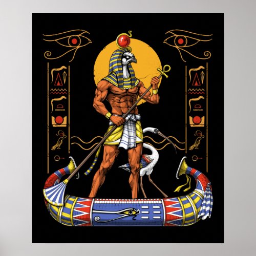 Egyptian God Ra Poster