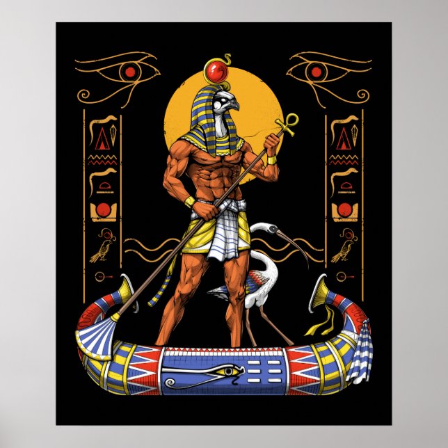 Egyptian God Ra Poster (Front)