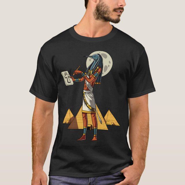 Egyptian God Thoth T-Shirt (Front)