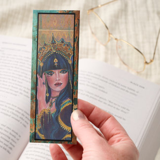 Egyptian goddess Bastet art by Renee Lavoie Bookmarks