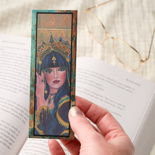 Egyptian goddess Bastet art by Renee Lavoie Bookmarks (Hand)