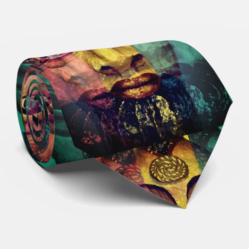 Egyptian goddess beautiful painting tie