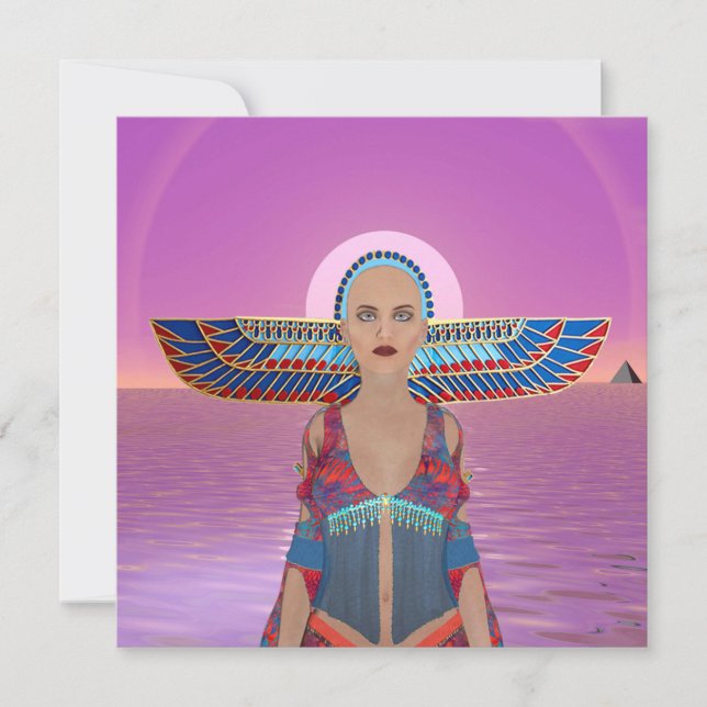 Egyptian Goddess  Card (Front)