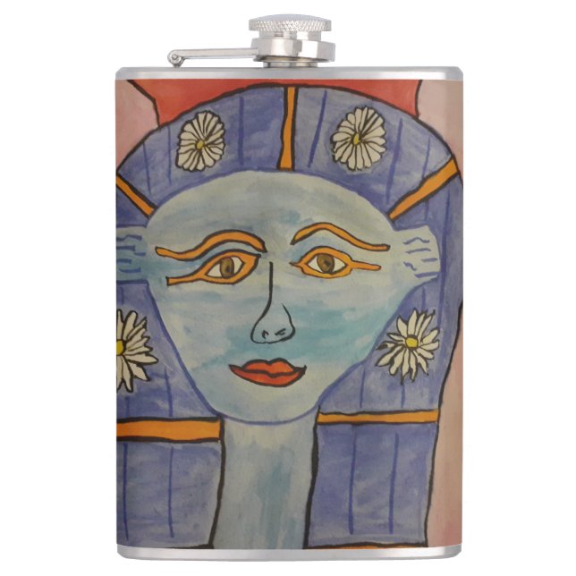 Egyptian Goddess Flask (Front)