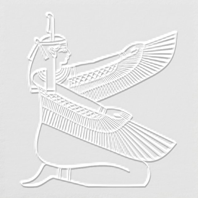 Egyptian Goddess Maat from the Tomb of Nefertari  Embosser (Design)