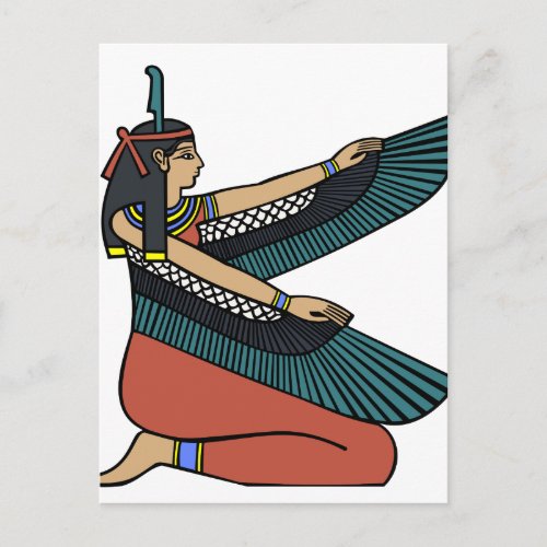 Egyptian Goddess Maat Postcard