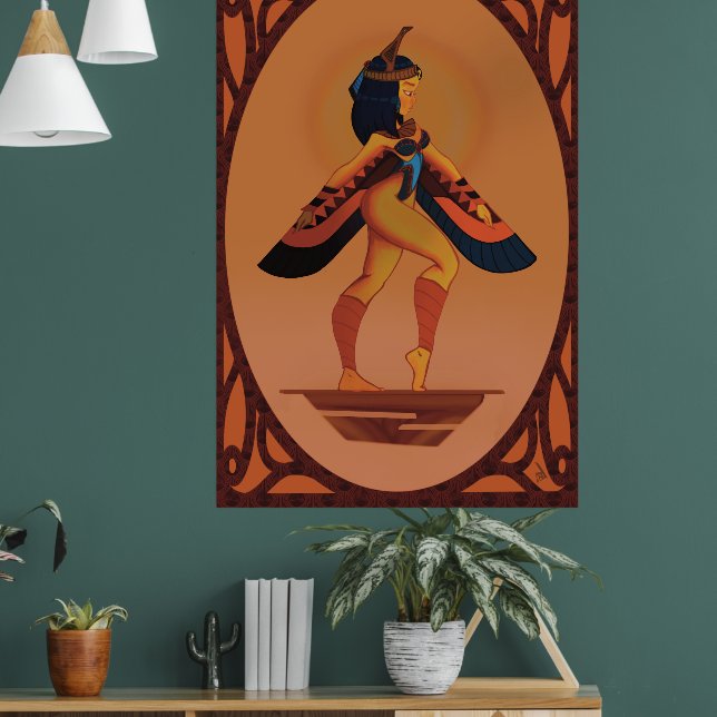 Egyptian Goddess MAAT Poster (Living Room 1)