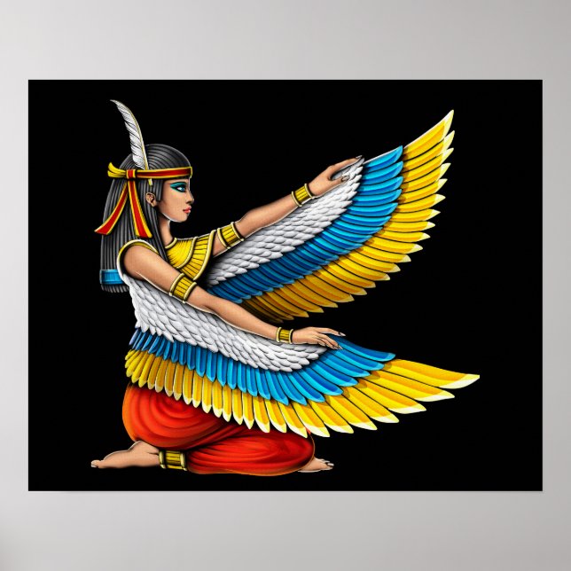 Egyptian Goddess Maat Poster (Front)