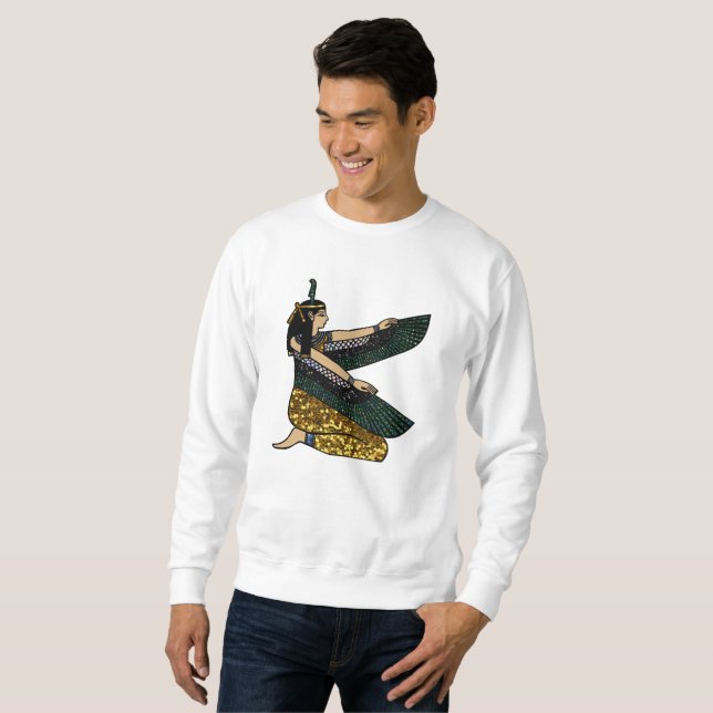 egyptian goddess mens sweatshirt (Front Full)