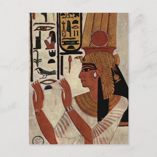 Egyptian Goddess Nefertari Postcard