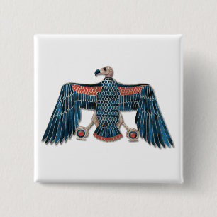 Egyptian Goddess Nekhbet Pectoral Button