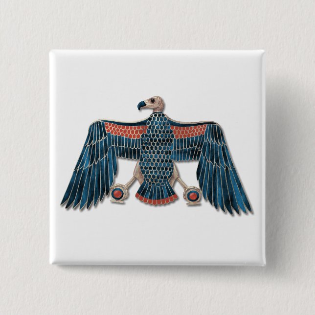 Egyptian Goddess Nekhbet Pectoral Button (Front)