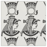 Egyptian Goddess with Ancient Asp Crown Fabric