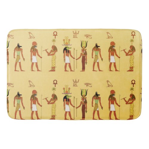 Egyptian Gods And Goddesses Bath Mat