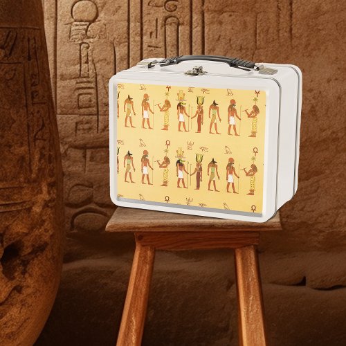 Egyptian Gods And Goddesses Metal Lunch Box