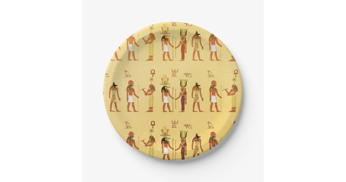 Egyptian Gods And Goddesses Paper Plates Zazzle