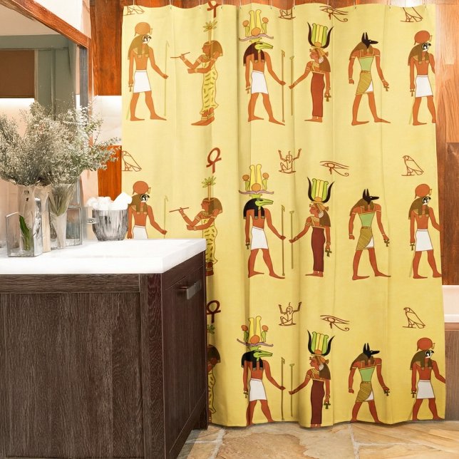 Egyptian Gods And Goddesses Shower Curtain (Creator Uploaded)