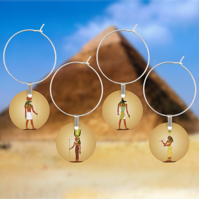 Egyptian Gods And Goddesses Wine Charm (Creator Uploaded)