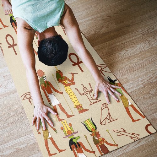 Egyptian Gods And Goddesses Yoga Mat
