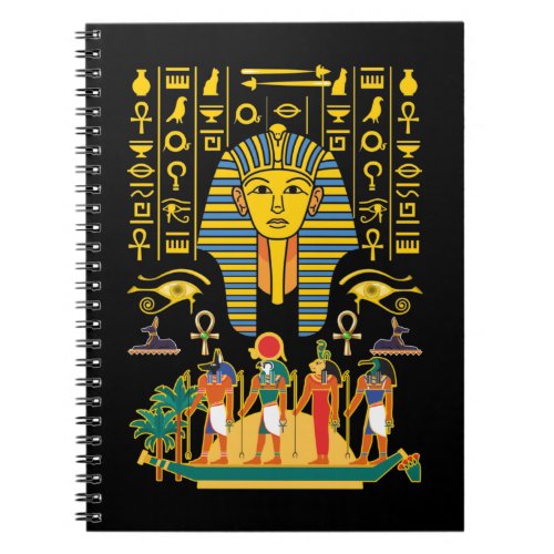 Egyptian Gods Egypt Pharaoh Deities Anubis Horus Notebook