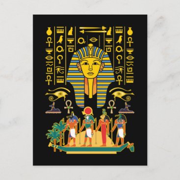Egyptian Gods Egypt Pharaoh Deities Anubis Horus Postcard