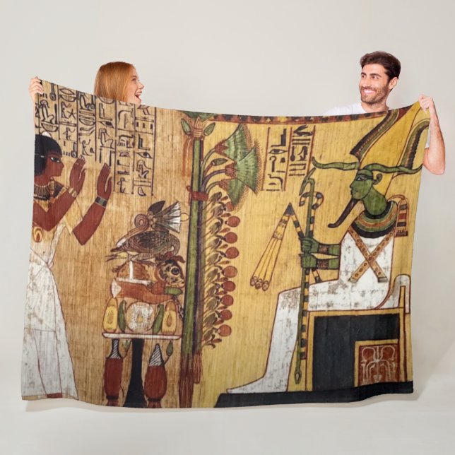 EGYPTIAN GODS FLEECE BLANKET (In Situ)