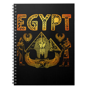 Egyptian Gods Pyramids King Egypt Pharaoh Notebook