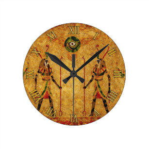 Ancient Egypt Wall Clocks | Zazzle