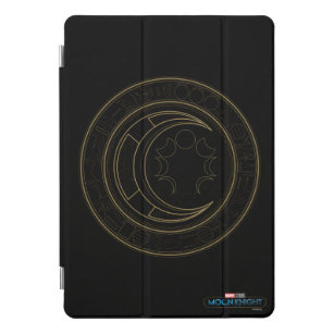 Egyptian Gold Crescent Moon Phases Graphic iPad Pro Cover