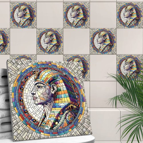 Egyptian Great Sphinx  _Mosaic Art Ceramic Tile