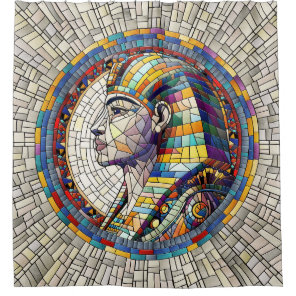 Egyptian Great Sphinx  -Mosaic Art Shower Curtain