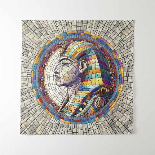 Egyptian Great Sphinx  _Mosaic Art Tapestry