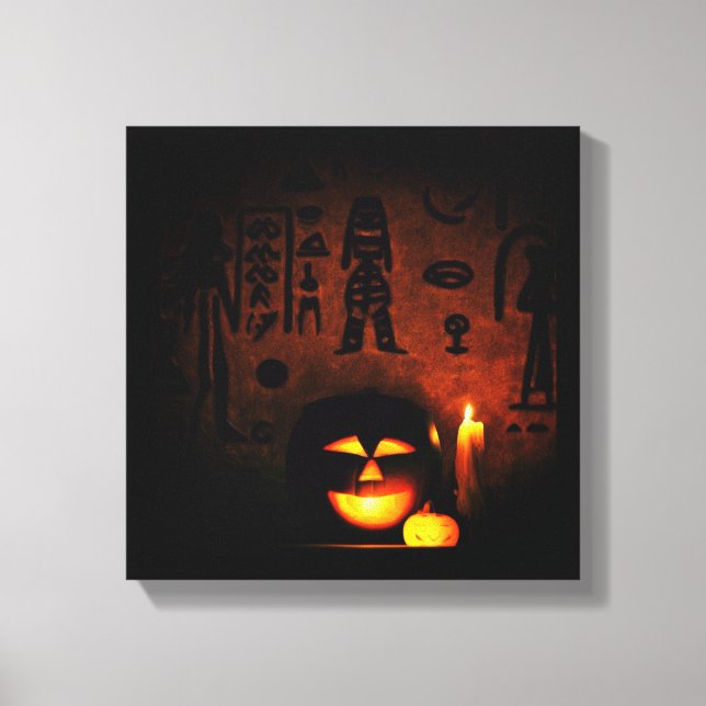 Egyptian Halloween 1 Canvas Print (Front)