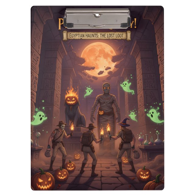 Egyptian Halloween clipboard (Front)