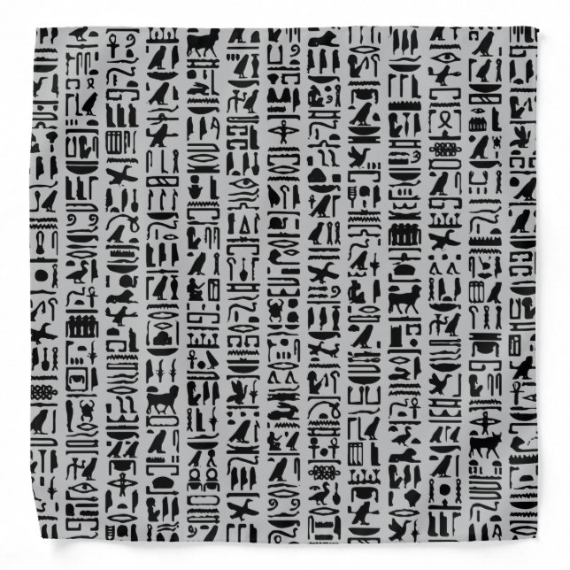 Egyptian Hieroglyph Bandana (Front)