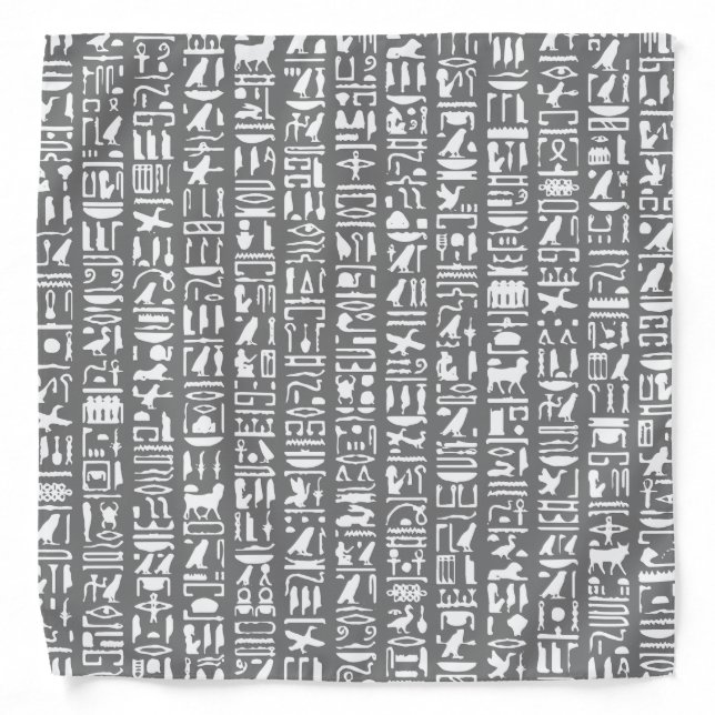 Egyptian Hieroglyph Bandana (Front)