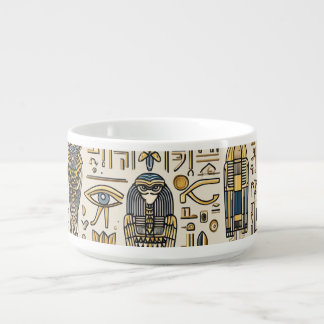 Egyptian Hieroglyph Chili Bowl