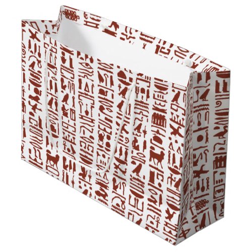 Egyptian Hieroglyph Large Gift Bag