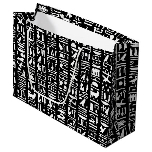 Egyptian Hieroglyph Large Gift Bag