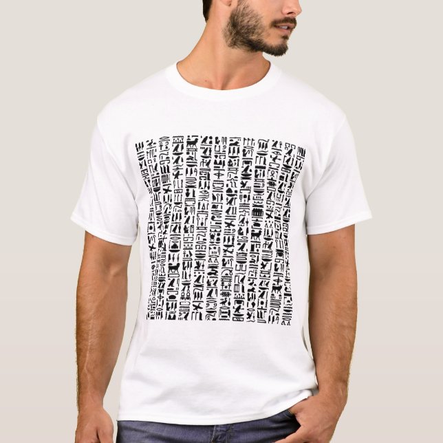 Egyptian Hieroglyph T-Shirt (Front)