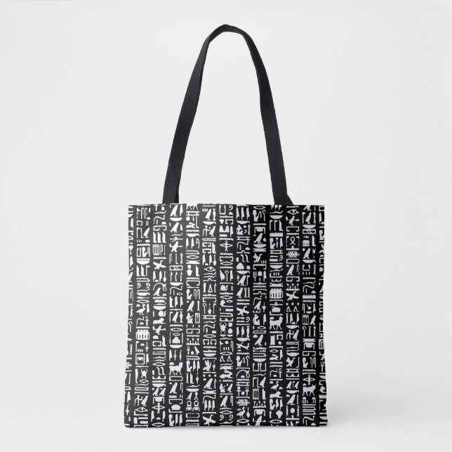 Egyptian Hieroglyph Tote Bag (Front)