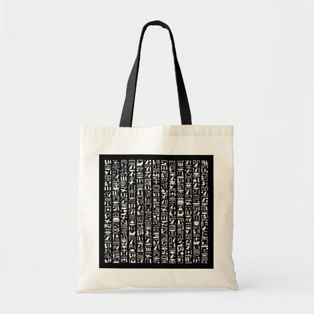Egyptian Hieroglyph Tote Bag (Front)